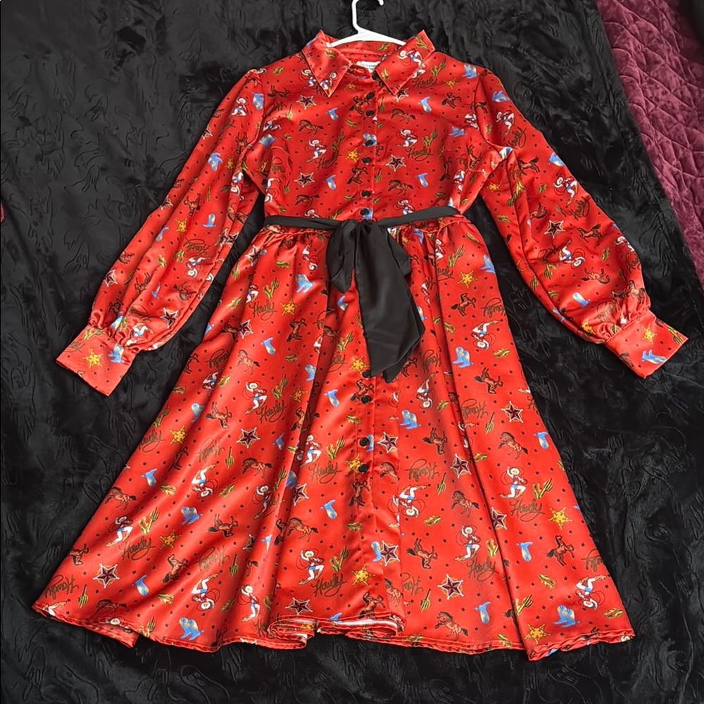 Cowgirl Printed Dress